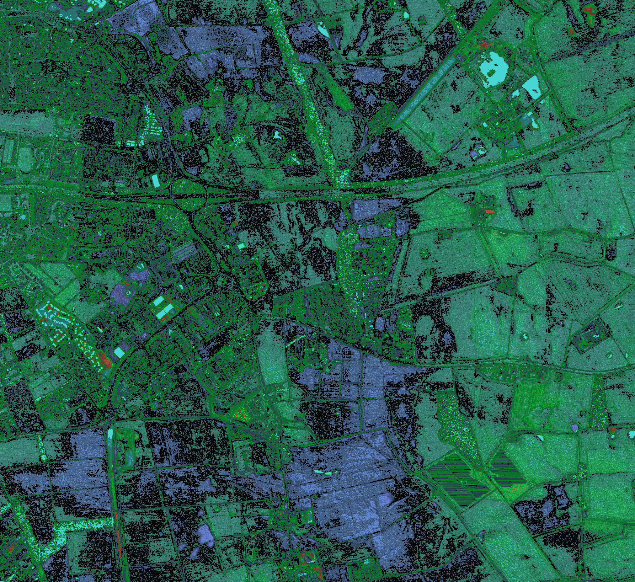 Preview of the LiDAR elevation-difference map